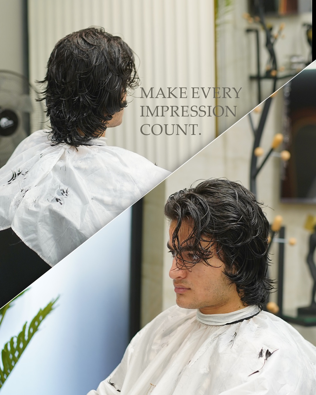 Make Every Impression Count — the finished look at HK Salon For Men